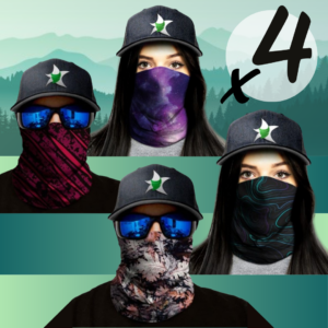 Pack de 4 Bandanas Outdoor