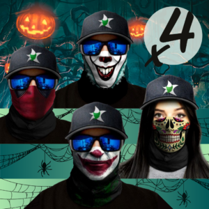 Pack de 4 Bandanas Halloween