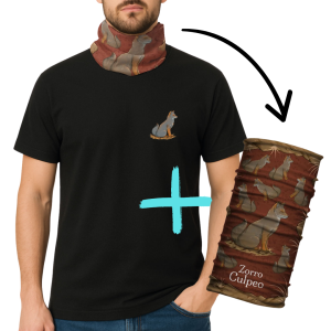 Polera + Bandana Zorro Culpeo