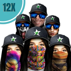 Pack de 12 Bandanas Cultura Pop